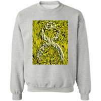 Thumbnail for OOTO - GLYPHIC EN YELLOWED MESS HALTED PHASE X 2 - W YMB G180 Crewneck Pullover Sweatshirt - 4 COLORS -