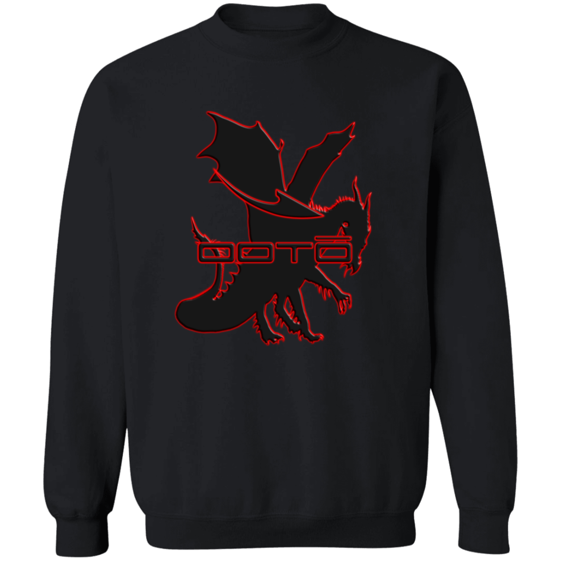 OOTO - DASH AND DRAGON G180 Crewneck Pullover Sweatshirt - 2 COLORS -