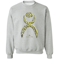 Thumbnail for OOTO - GLYPHIC EN YELLOWED MESS HALTED PHASE - G180 Crewneck Pullover Sweatshirt - 4 COLORS -