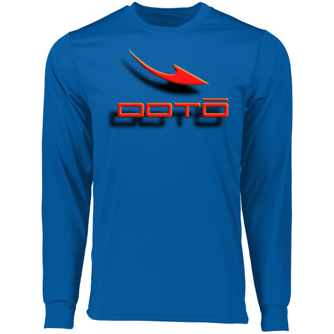 DASH AND SHADOW - 3D EFFECT - 788 Long Sleeve Moisture-Wicking Tee - 5 COLORS -