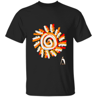 Thumbnail for OOTO - PAINTED SUN WITH BIG STEPPIN GLYPHIC - G500B Youth 5.3 oz 100% Cotton T-Shirt - 14 COLORS -