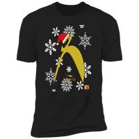 Thumbnail for BIG STEPPIN GLYPHIC SANTA - NL3600 Premium Short Sleeve T-Shirt - 3 COLORS -