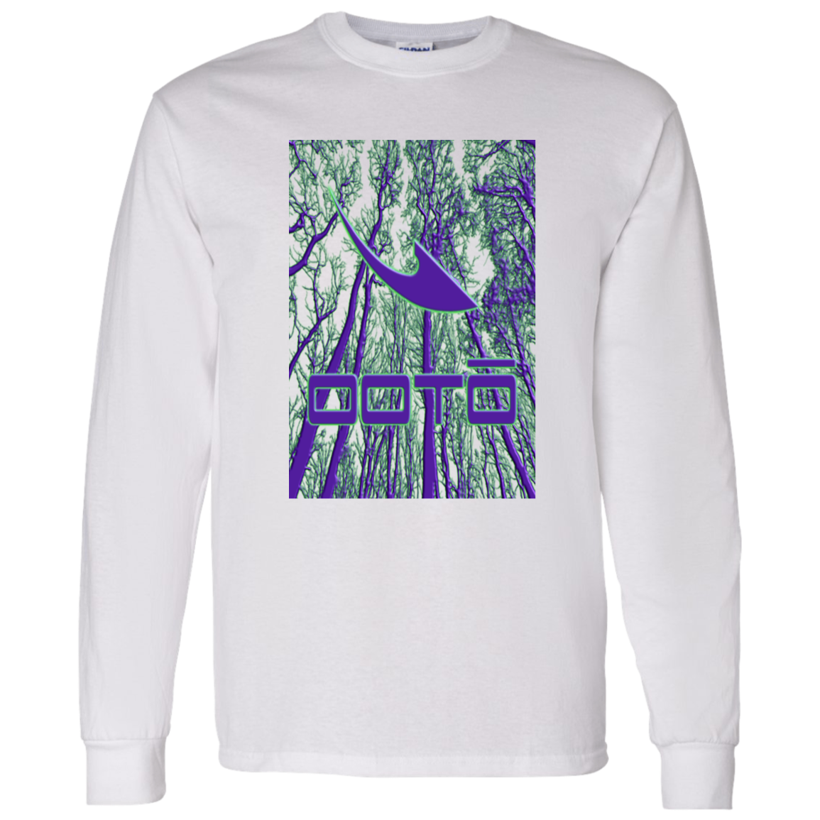 DASH EN EERIE TREES PURPLE - G540 LS T-Shirt 5.3 oz. - 4 COLORS -