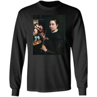 Thumbnail for SOFONISBA ANGUISSOLA - SELF PORTRAIT AT THE EASEL - ca.1556-1565 - LANCUT CASTLE / POLAND - G240 LS Ultra Cotton T-Shirt - 7 COLORS -