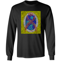 Thumbnail for GLYPHIC EN HALTED PHASE OVER NEW LIFE IRIDESCENT POOL - G240 LS Ultra Cotton T-Shirt - 1 COLOR -