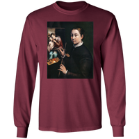 Thumbnail for SOFONISBA ANGUISSOLA - SELF PORTRAIT AT THE EASEL - ca.1556-1565 - LANCUT CASTLE / POLAND - G240 LS Ultra Cotton T-Shirt - 7 COLORS -