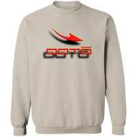 Thumbnail for OOTO - DASH AND SHADOW 3D EFFECT - G180 Crewneck Pullover Sweatshirt - 10 COLORS -