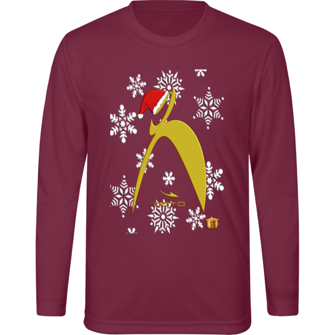 OOTO - BIG STEPPIN GLYPHIC SANTA - TT11YL Team 365 Kids Zone Long Sleeve Tee - 5 COLORS -