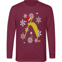 Thumbnail for OOTO - BIG STEPPIN GLYPHIC SANTA - TT11YL Team 365 Kids Zone Long Sleeve Tee - 5 COLORS -