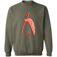 Thumbnail for OOTO - BIG STEPPIN GLYPHIC NEON RINGS RED - G180 Crewneck Pullover Sweatshirt - 10 COLORS -