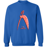 Thumbnail for OOTO - BIG STEPPIN GLYPHIC NEON RINGS RED - G180 Crewneck Pullover Sweatshirt - 10 COLORS -