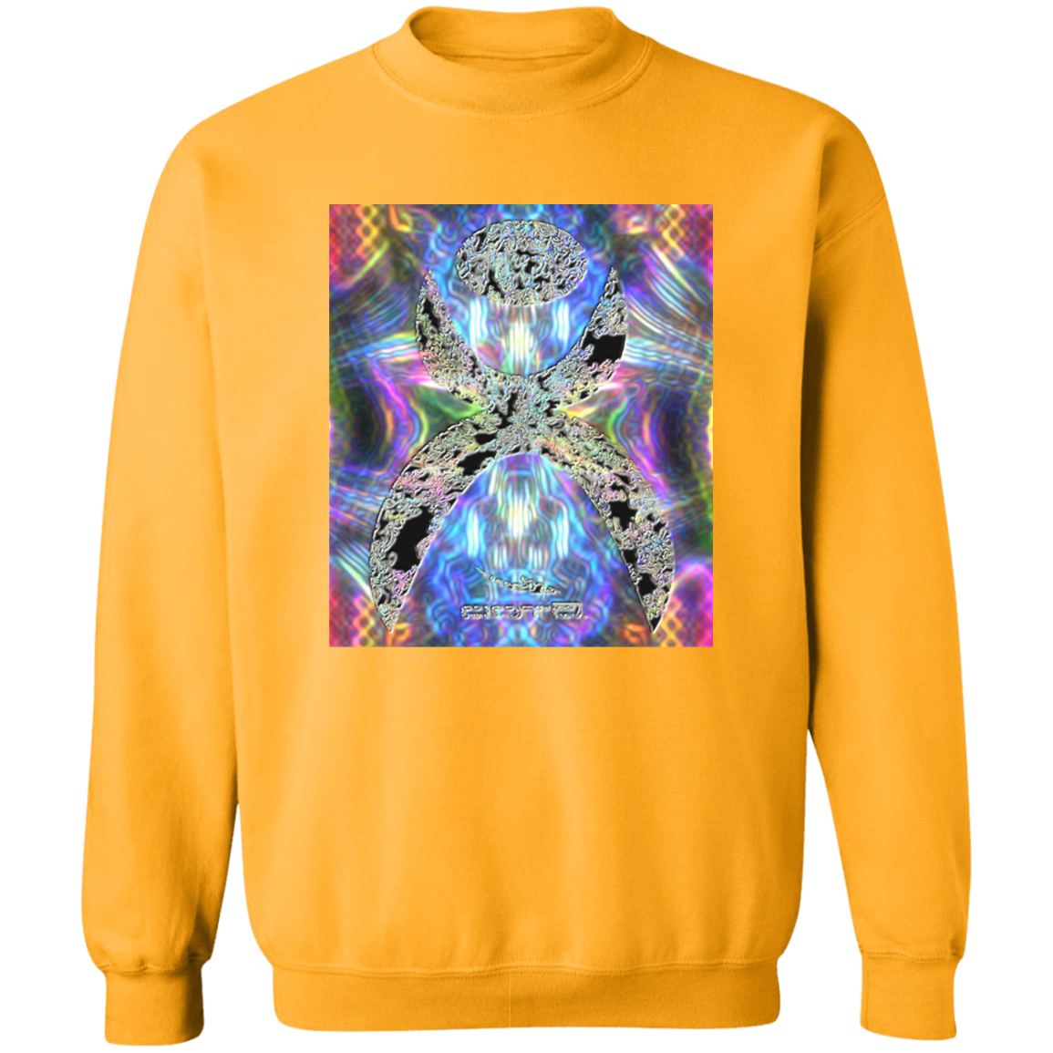 OOTO - GLYPHIC EN HALTED PHASE PLASMATIC NEON - G180 Crewneck Pullover Sweatshirt - 10 COLORS -