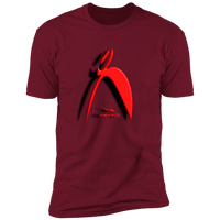 Thumbnail for BIG STEPPIN GLYPHIC AND SHADOW 3D EFFECT - NL3600 Premium Short Sleeve T-Shirt - 11 COLORS -