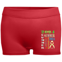 Thumbnail for MO JUNE, JULY 2024 - 1232 Ladies' Fitted Moisture-Wicking 2.5 inch Inseam Shorts - 6 COLORS -