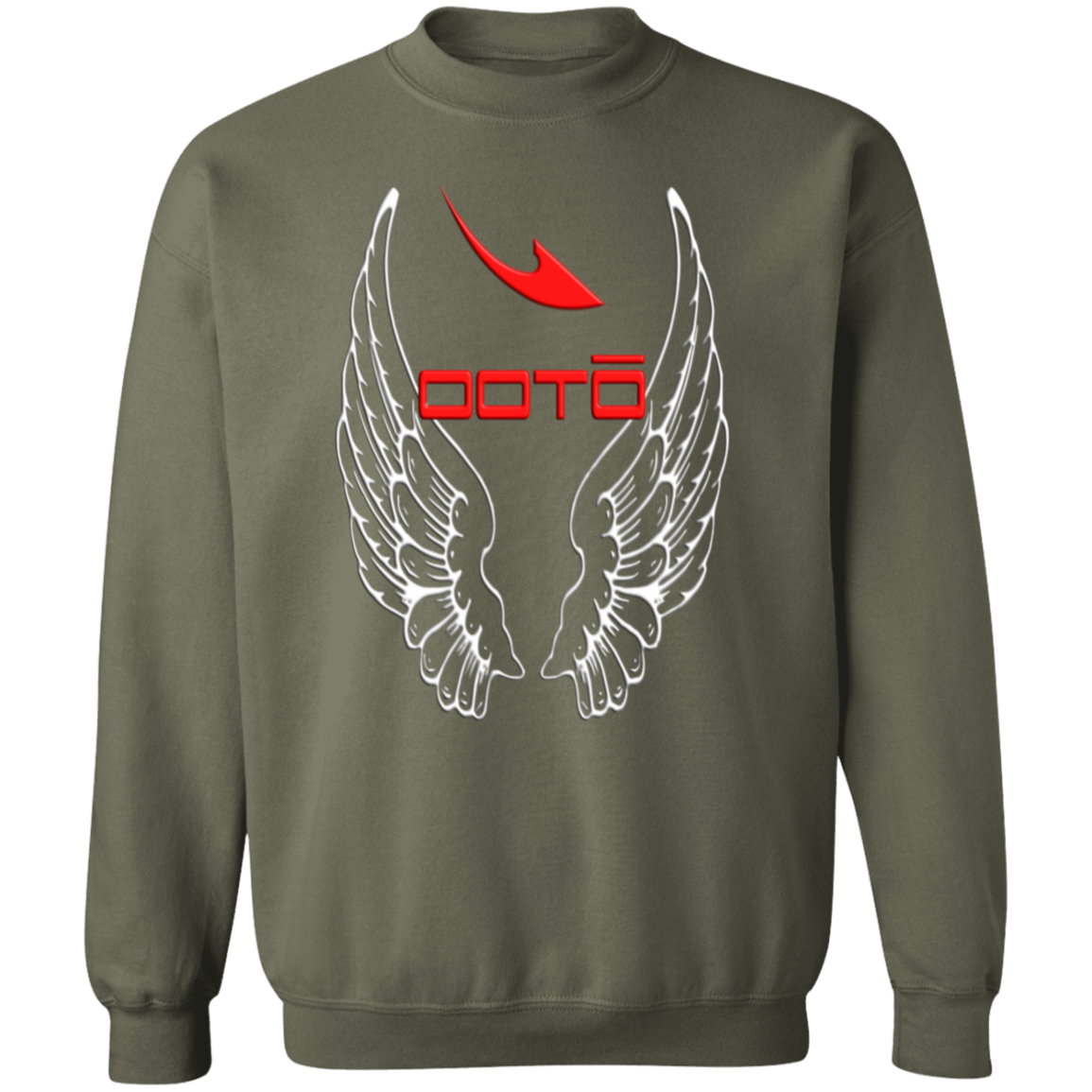 OOTO - WINGED BSG - G180 Crewneck Pullover Sweatshirt - 7 COLORS -