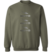 Thumbnail for OOTO - DASHES EN TRI COLOR X 3 GO G180 Crewneck Pullover Sweatshirt - 5 COLORS -