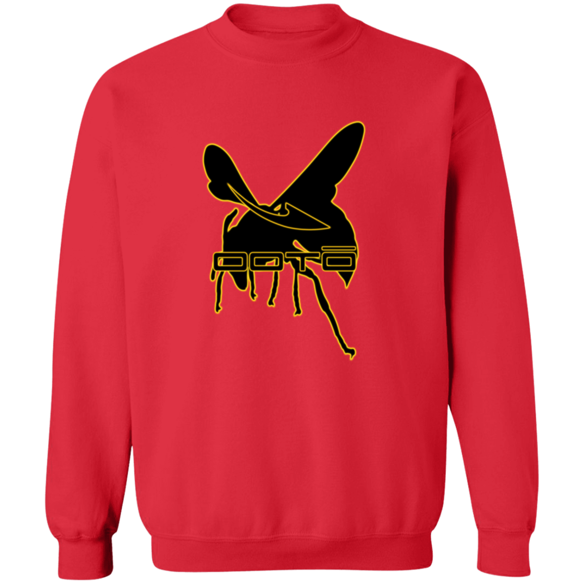 OOTO - DASH AND HORNET BLACK G180 Crewneck Pullover Sweatshirt - 7 COLORS -