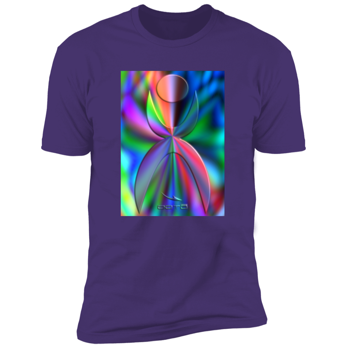 GLYPHIC EN GLASS PRISMATIC - NL3600 Premium Short Sleeve T-Shirt - 8 COLORS -