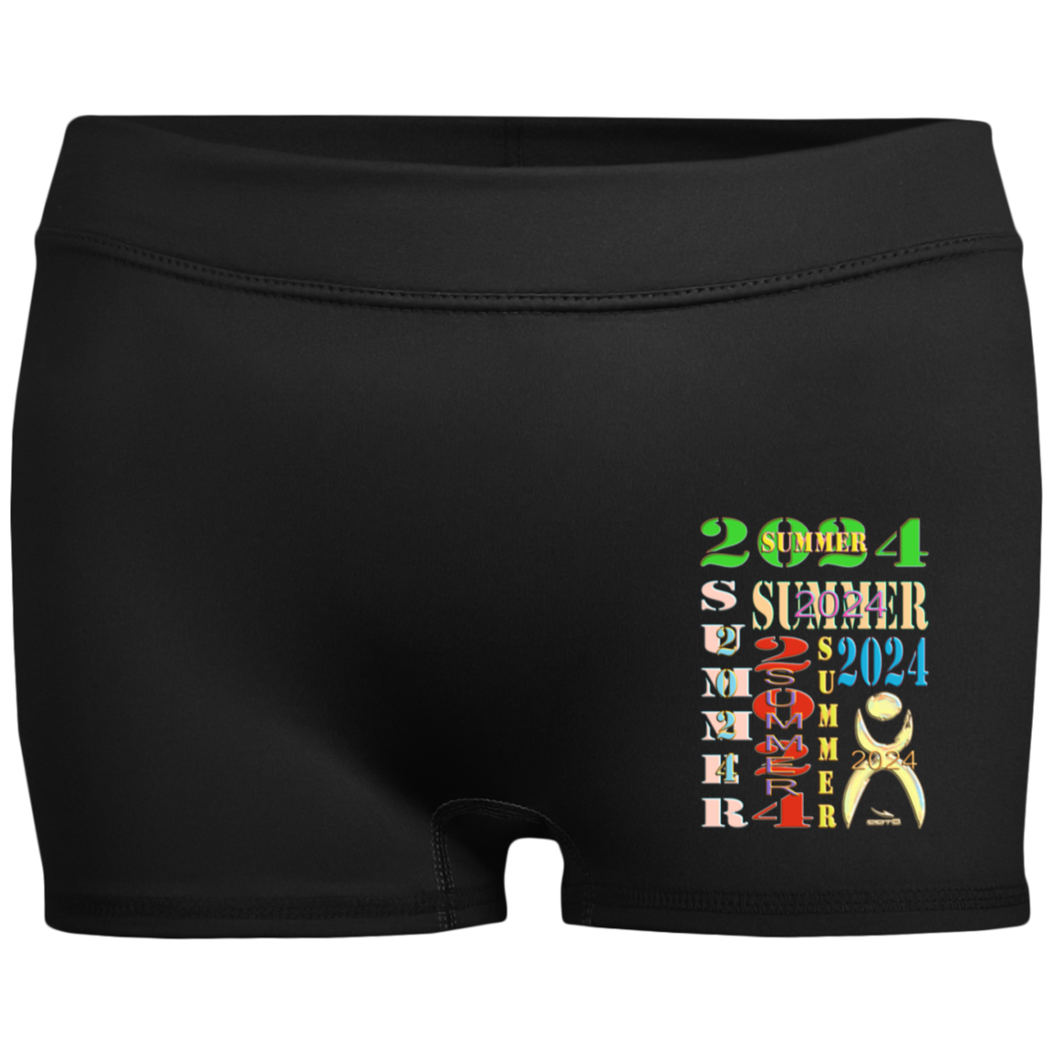 MO JUNE, JULY 2024 - 1232 Ladies' Fitted Moisture-Wicking 2.5 inch Inseam Shorts - 6 COLORS -