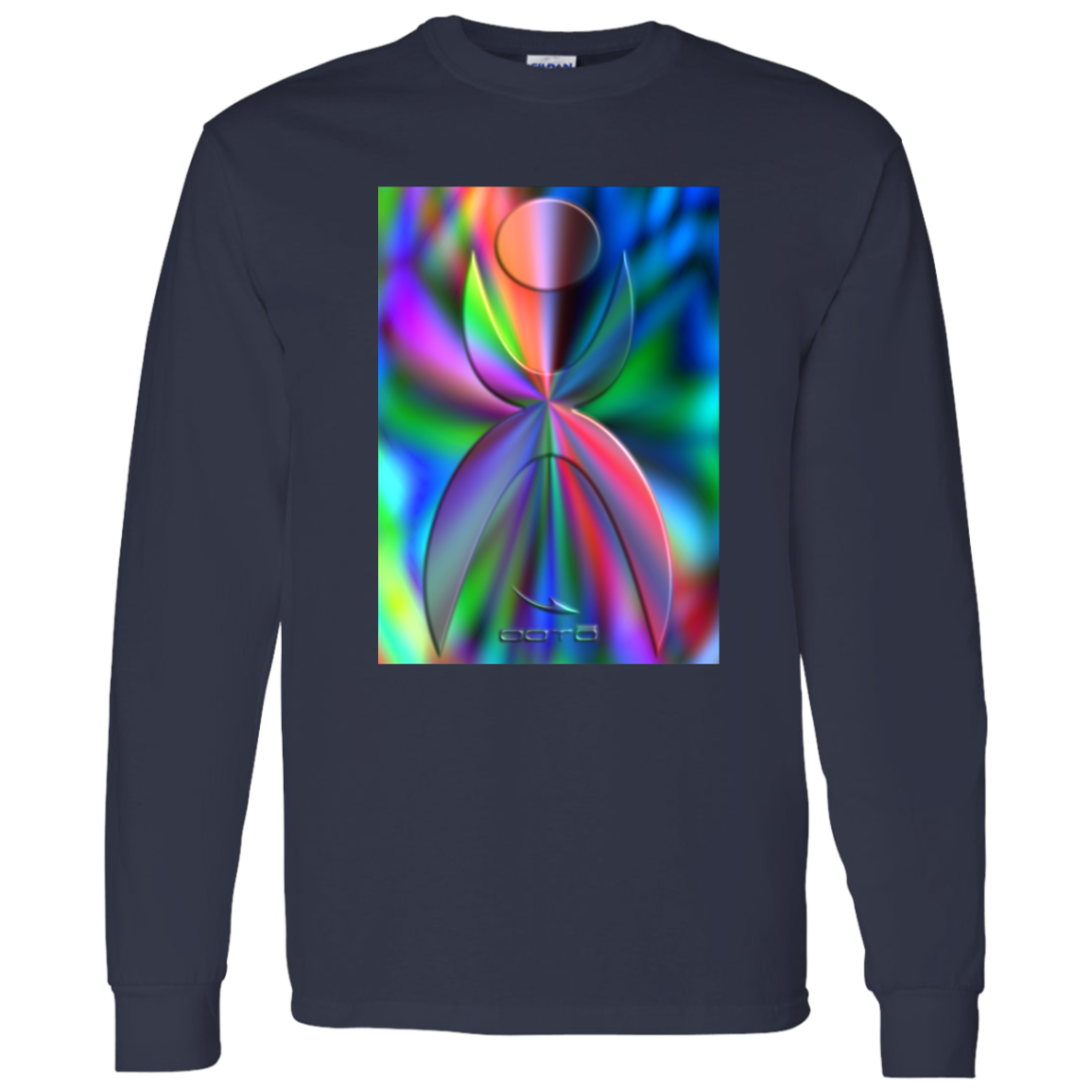 GLYPHIC EN GLASS PRISMATIC - G540 LS T-Shirt 5.3 oz. - 9 COLORS -