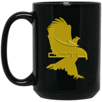 Thumbnail for OOTO - DASH AND EAGLE - BM15OZ 15 oz. Black Mug - 1 COLOR -