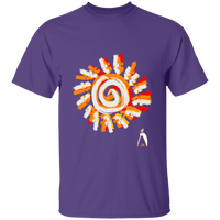 Thumbnail for OOTO - PAINTED SUN WITH BIG STEPPIN GLYPHIC - G500B Youth 5.3 oz 100% Cotton T-Shirt - 14 COLORS -