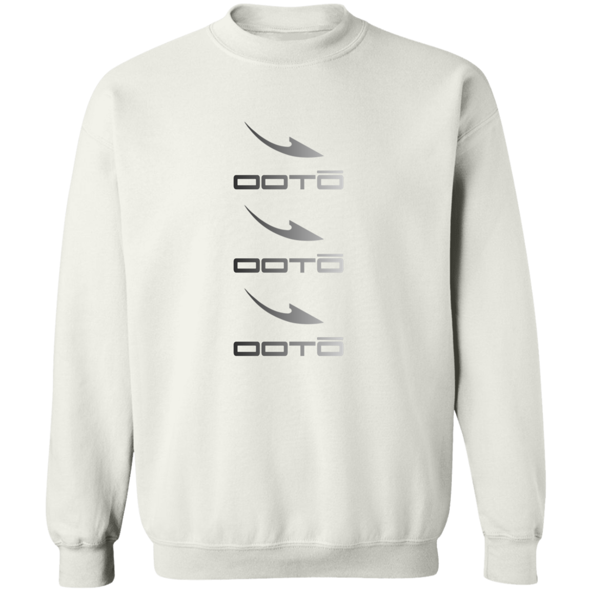 OOTO - DASHES EN TRI COLOR X 3 GO G180 Crewneck Pullover Sweatshirt - 5 COLORS -