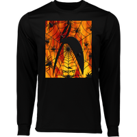 Thumbnail for LURKERS MEET BIG STEPPIN GLYPHIC - 788 Long Sleeve Moisture-Wicking Tee - 1 COLOR