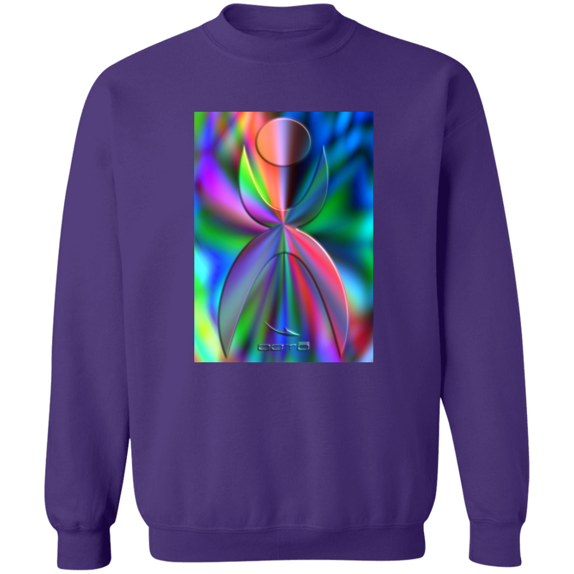 GLYPHIC EN GLASS PRISMATIC - G180 Crewneck Pullover Sweatshirt - 9 COLORS -