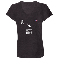 Thumbnail for OOTO - IOWA - B6005 Ladies' Jersey V-Neck T-Shirt - 6 COLORS -