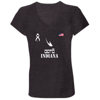 Thumbnail for OOTO - INDIANA - B6005 Ladies' Jersey V-Neck T-Shirt - 6 COLORS -