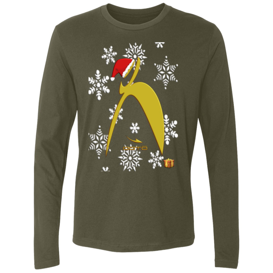 BIG STEPPIN GLYPHIC SANTA - NL3601 Men's Premium LS - 3 COLORS -