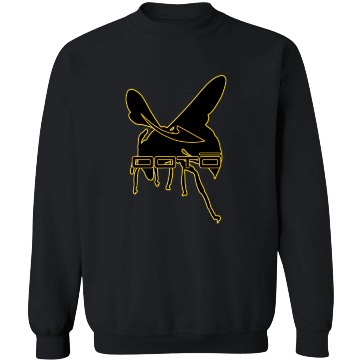 OOTO - DASH AND HORNET BLACK G180 Crewneck Pullover Sweatshirt - 7 COLORS -