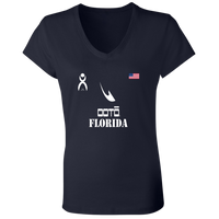 Thumbnail for OOTO - FLORIDA - B6005 Ladies' Jersey V-Neck T-Shirt - 6 COLORS -