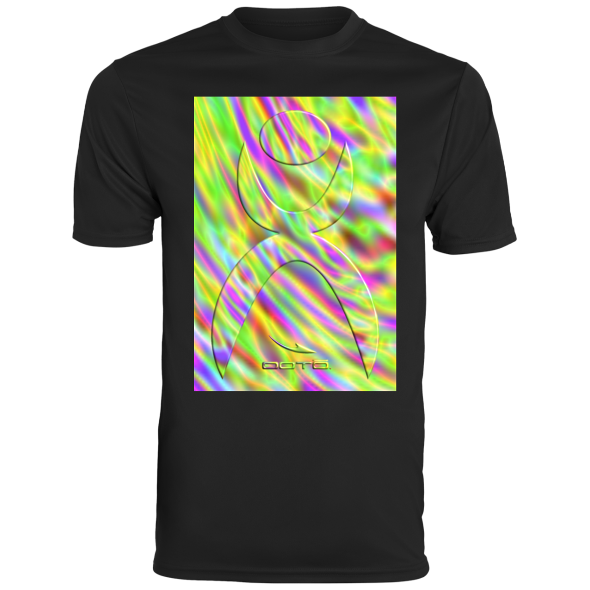 OOTO - GLYPHIC EN GLASS NEON TIDE 791 Youth Moisture-Wicking Tee - 1 COLOR -