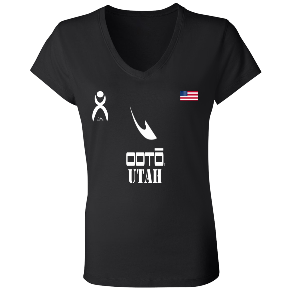 OOTO - UTAH - B6005 Ladies' Jersey V-Neck T-Shirt - 6 COLORS -