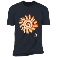 Thumbnail for PAINTED SUN WITH BIG STEPPIN GLYPHIC - NL3600 Premium Short Sleeve T-Shirt - 8 COLORS -