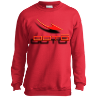 Thumbnail for OOTO - DASH AND SHADOW - 3D EFFECT - PC90Y Youth Crewneck Sweatshirt - 2 COLORS -