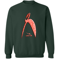 Thumbnail for OOTO - BIG STEPPIN GLYPHIC NEON RINGS RED - G180 Crewneck Pullover Sweatshirt - 10 COLORS -