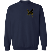 Thumbnail for OOTO - DASH AND HORNET BLACK G180 Crewneck Pullover Sweatshirt - 7 COLORS -