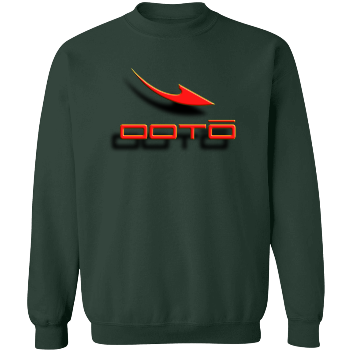 OOTO - DASH AND SHADOW 3D EFFECT - G180 Crewneck Pullover Sweatshirt - 10 COLORS -