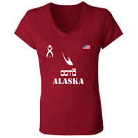 Thumbnail for OOTO - ALASKA - B6005 Ladies' Jersey V-Neck T-Shirt - 6 COLORS -