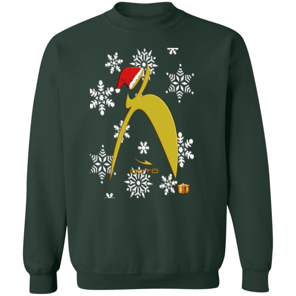 OOTO - BIG STEPPIN GLYPHIC SANTA - G180 Crewneck Pullover Sweatshirt - 3 COLORS -