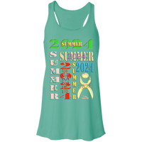 Thumbnail for MO JUNE, JULY 2024 - Ladies B8800 Flowy Racerback Tank - 8 COLORS -