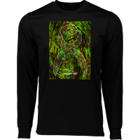 Thumbnail for D4 GLYPHIC EN GLASS - 788 Long Sleeve Moisture-Wicking Tee - 3 COLORS -