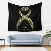 Thumbnail for OOTO - GLYPHIC EN YELLOWED MESS HALTED PHASE - D34 Wall Tapestry - 3 SIZES -