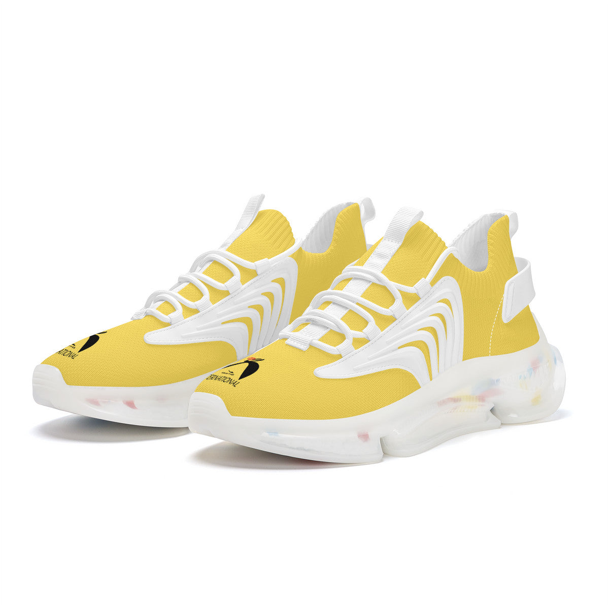 GLYPHIC BIG STEPPIN INTERNATIONAL - SF_S35 Air Max React Sneakers - White soles - 1 COLOR -