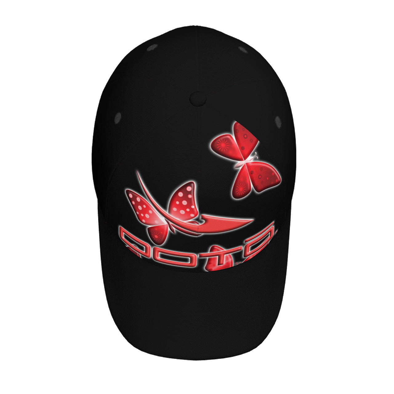 OOTO - DASH AND BUTTERFLIES - HC_T9 Curved Brim Baseball Cap - 1 COLOR -