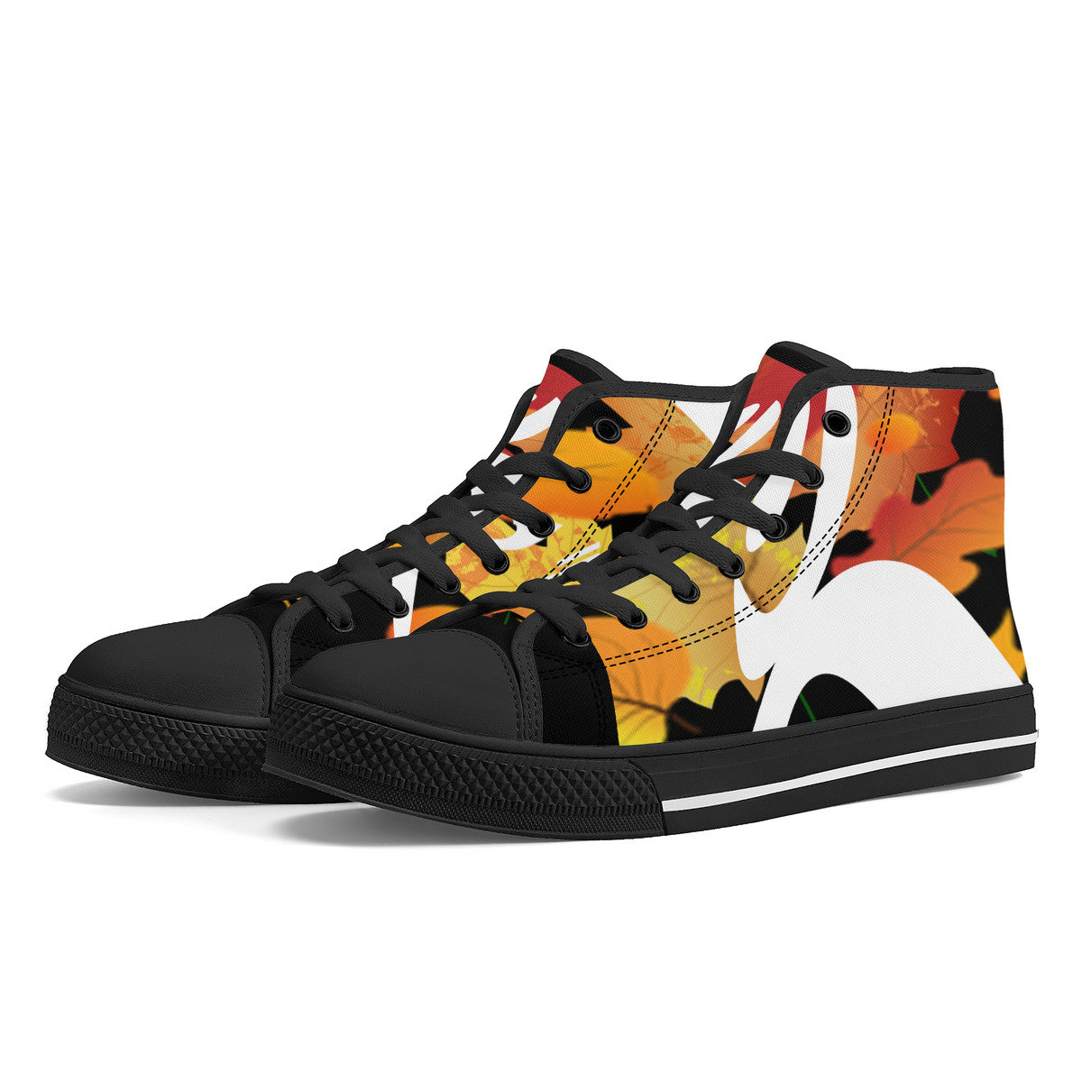 MO OCT NOV 2024 FWS High-Top Canvas Shoes With Customized Tongue - Black soles - 1 COLOR -