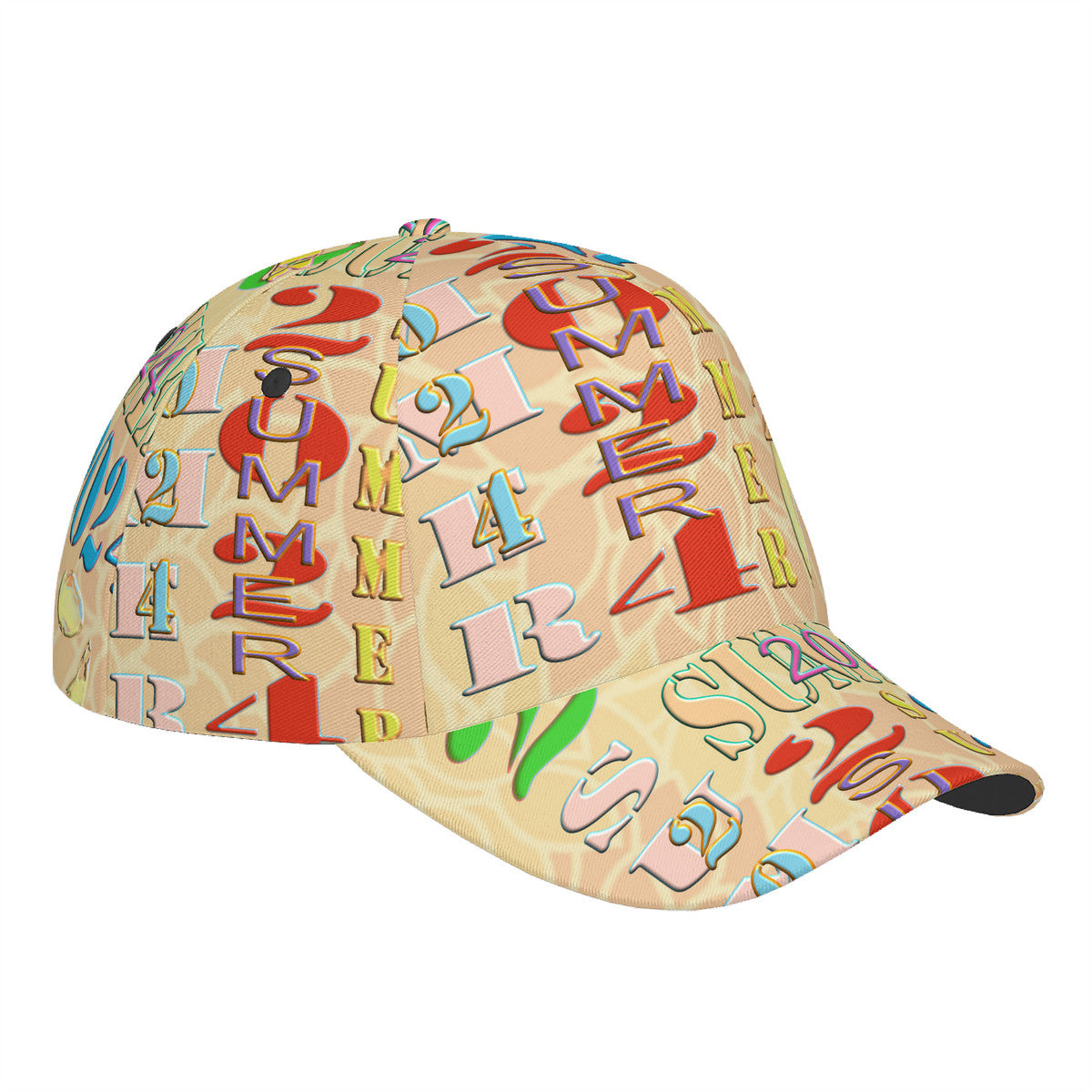 OOTO - MO JUNE, JULY -  HC_T9 Curved Brim Baseball Cap (AOP) - 1 COLOR -